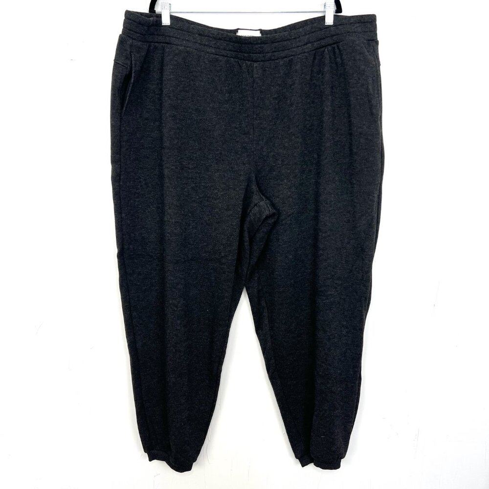 Mondetta Fleece Lined Sweatpants Grey Joggers 3X‎ Active